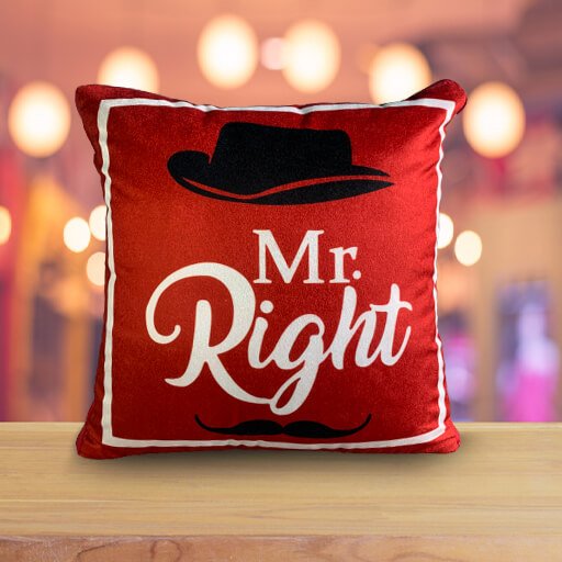 Personalized Mrs and Ms Always Right Couple Pillow